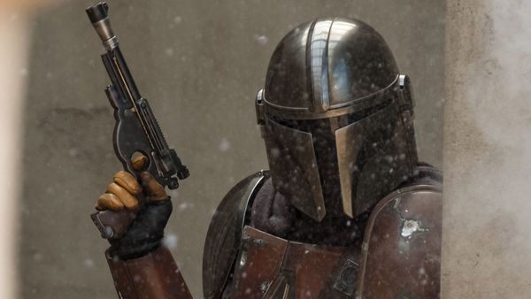 The Mandalorian and his pistol